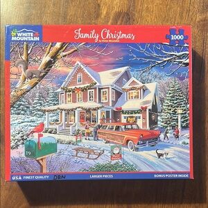White Mountain Family Christmas Puzzle